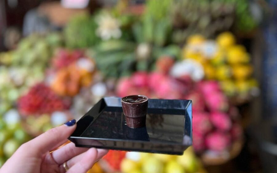 Bar hopping Tour & Poncha Workshop - Funchal - Ginja in an edible chocolate cup