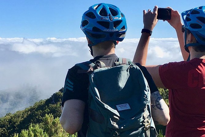 Botanical Trails of Madeira. Mountain biking Trail Experience - What the levada section feels like on the bike
