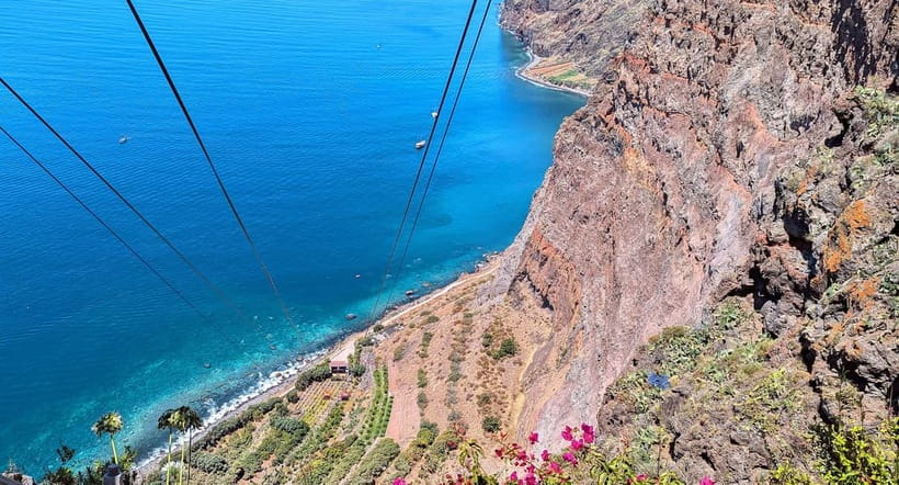 Cabo Girão Skywalk: Half-day Private Jeep - Standing on the Cabo Girão glass platform