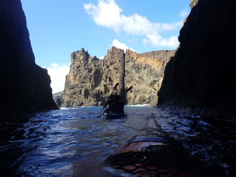 Calheta Kayak Adventure - Reaching a Secluded Beach by Kayak