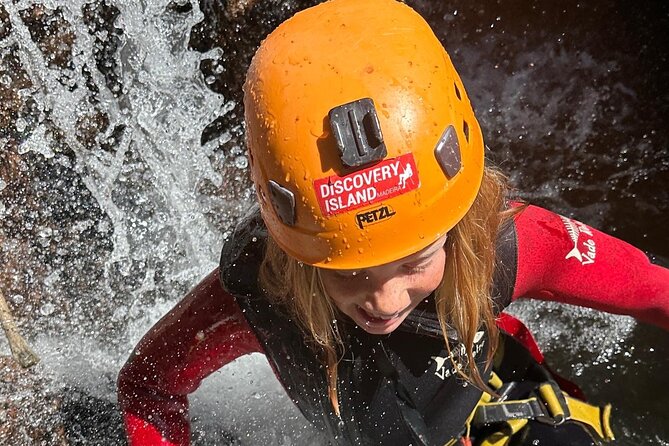 Canyoning Experience Level I Beginners in Ribeira das Cales - Getting suited up with the right equipment