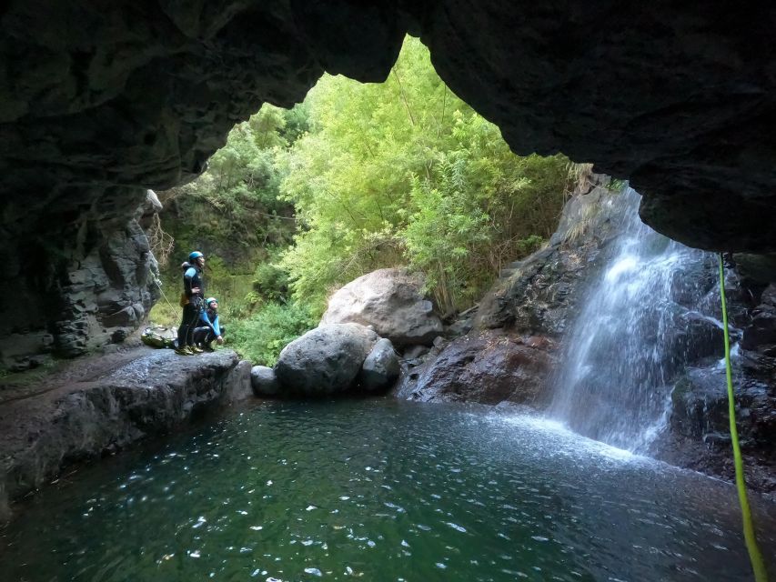 Canyoning Level 2 - Ribeira do Cidrão- Madeira Island - Getting fitted for canyoning equipment