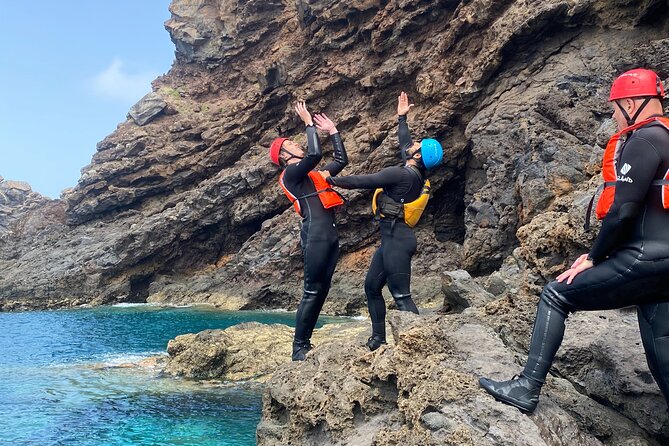 Coasteering Adventure with Snorkeling from Funchal - Climbing, swimming, and choosing your own jump
