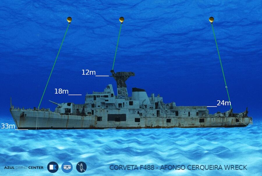Funchal: Advanced Scuba Diving Afonso Cerqueira Wreck - Marine life around a protected artificial reef