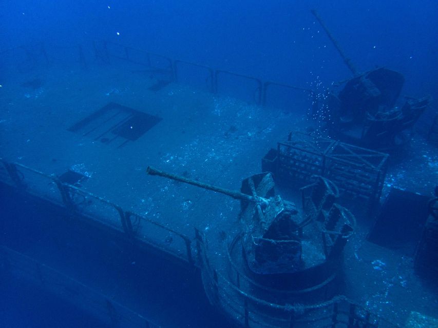 Funchal: Advanced Scuba Diving Afonso Cerqueira Wreck - What the $64 price really covers