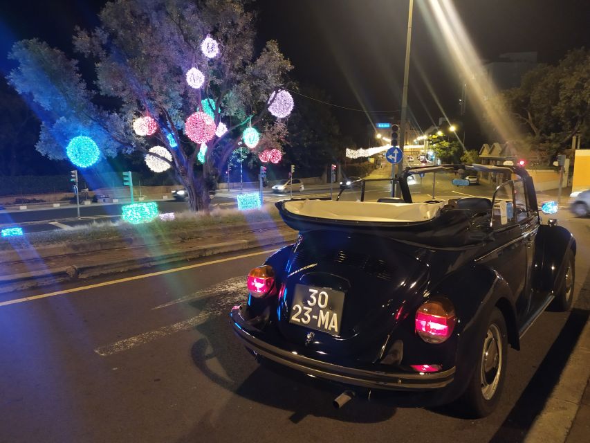 Funchal Christmas lights sightseeing night tour - Why a vintage Beetle makes sense at Christmas