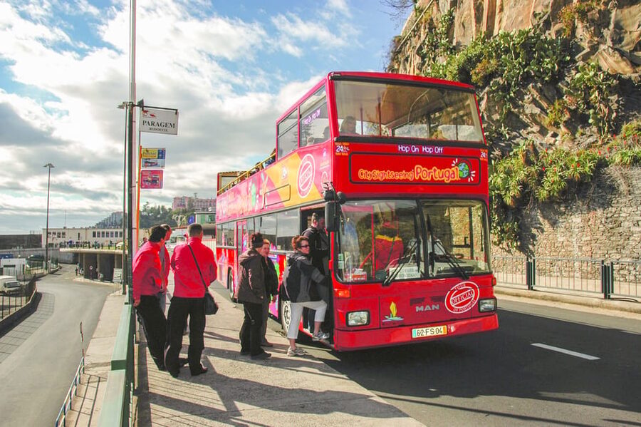 Funchal: City Sightseeing Hop-On Hop-Off Bus Tour - The Red Route: marina, city centre, and the western shore