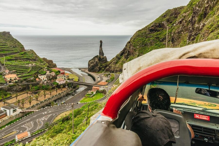 Funchal: Enchanted Terraces, Porto do Moniz & Fanal 4WD Tour - Porto Moniz and the volcanic pools
