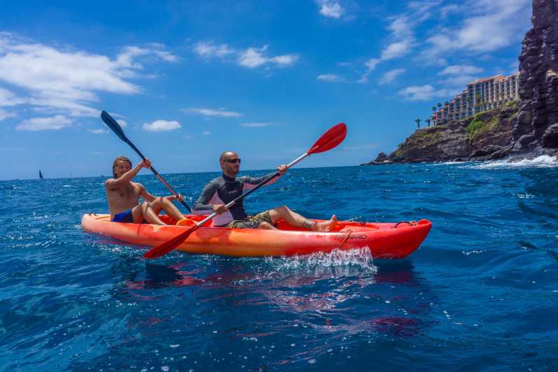 Funchal: KAYAK Rental or Guided tour with snorkeling - A clear briefing before the kayak
