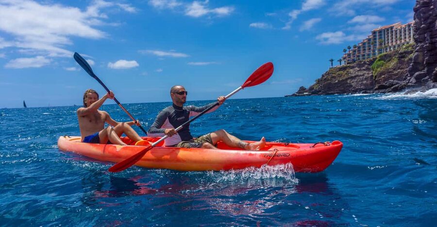 Funchal: KAYAK Rental or Guided tour with snorkeling - What the 90-minute schedule really gives you