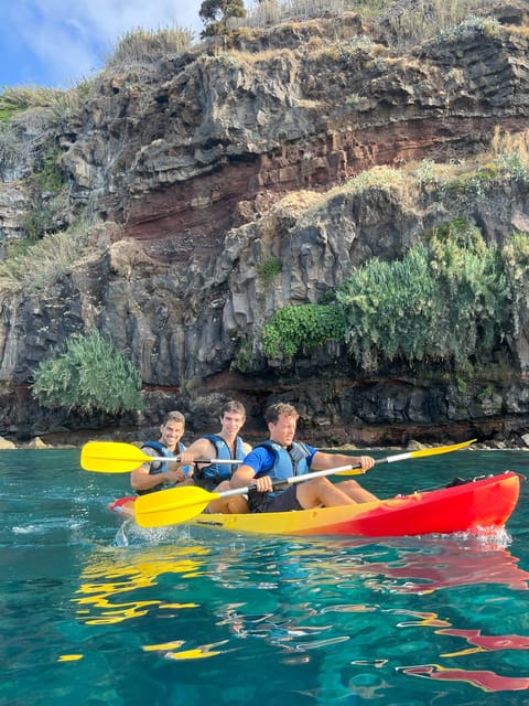 Funchal: Kayak & Snorkeling in Garajau Nature Reserve - Cliff jumps and the reality of the sea