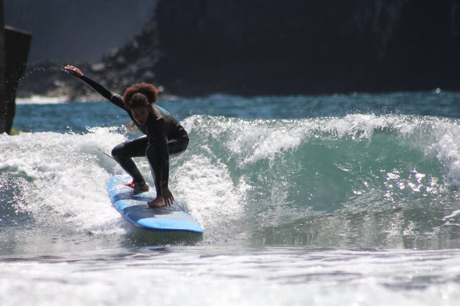 Funchal: Madeira Island Group Surf Lesson - The social side of the beach day