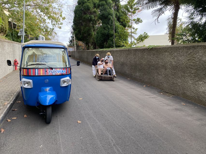 Funchal: Monte Tropical Garden & Toboggan Ride by Tuk Tuk - Monte Church and the hilltop setting