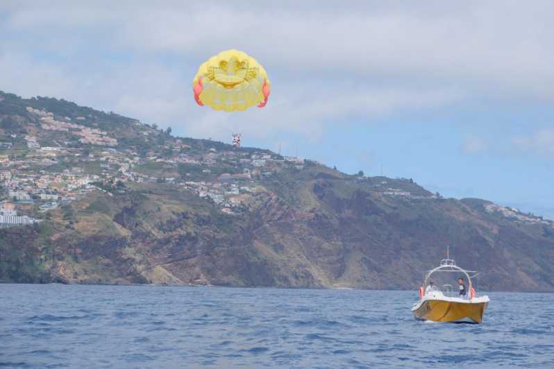 Funchal: Parasailing Tour on the Coast of Madeira Island - The first lift above Madeira