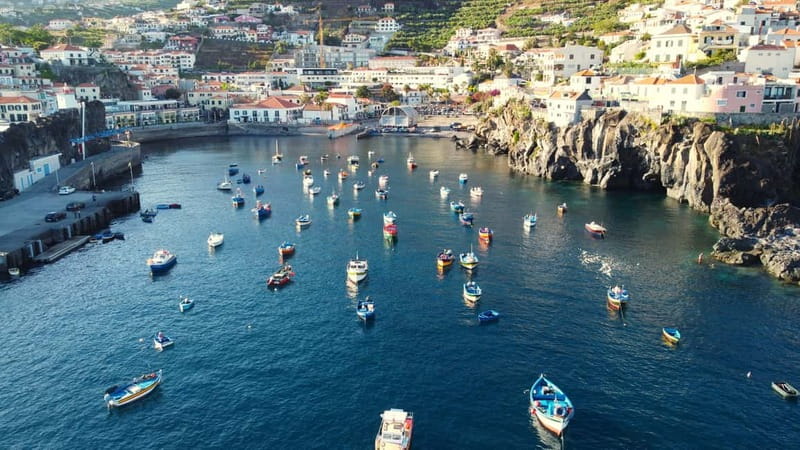 Funchal: Private Sunset Boat Trip - Snorkel & Paddle - Câmara de Lobos from the water