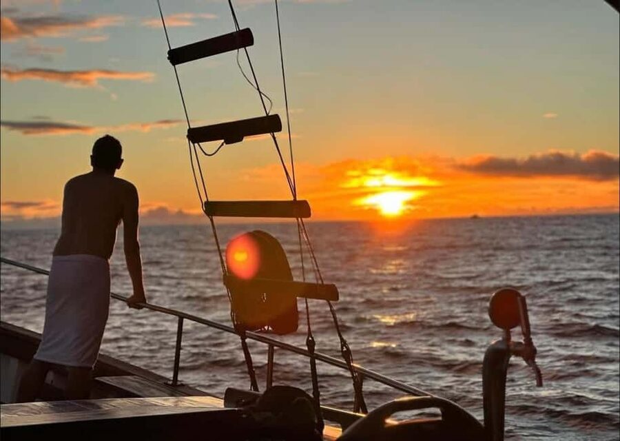 Funchal: Sunset Tour on Traditional Madeiran Boat w/ Drinks - Swimming Below the Madeira Cliffs