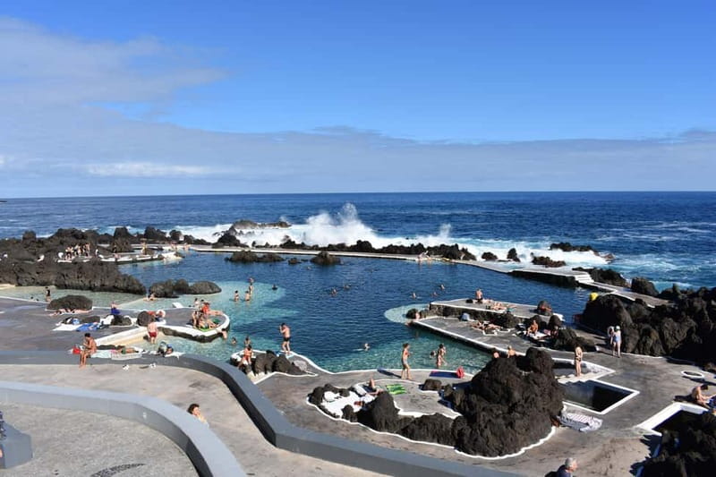 Funchal: Waterfalls, Volcanic Pools, and Fanal Forest Tour - Porto Moniz gives you time to stop and swim