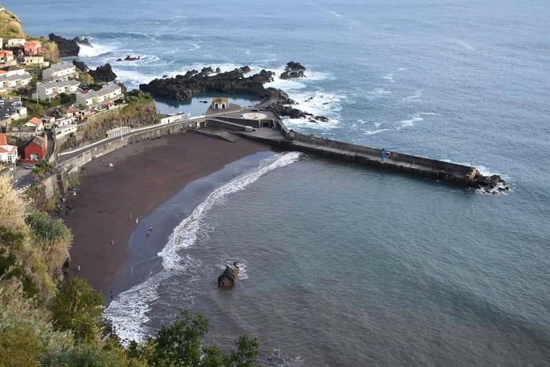 Funchal: Waterfalls, Volcanic Pools, and Fanal Forest Tour - Seixal’s black sand and the north coast waterfalls