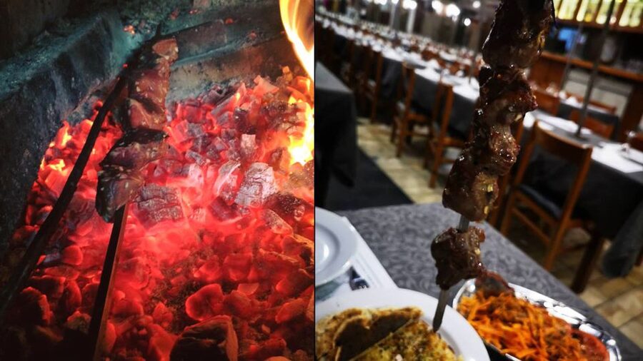 Madeira by Night with Traditional Dinner - The traditional dinner: espetada and bolo do caco