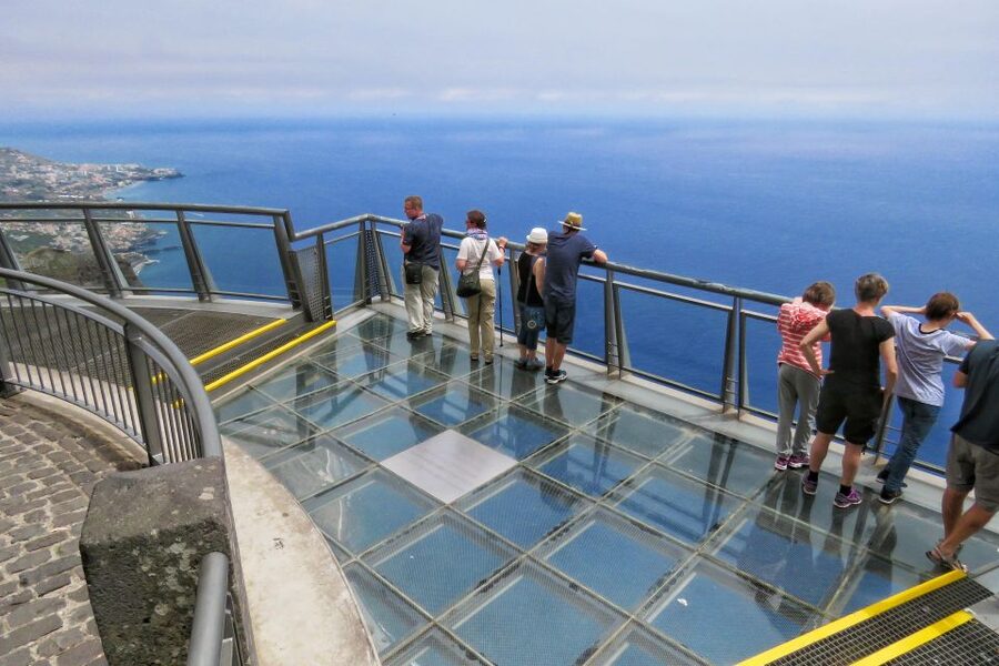 Madeira : Cabo Girao and Camara de Lobo 4WD half-day Tour - Cabo Girão puts the view first