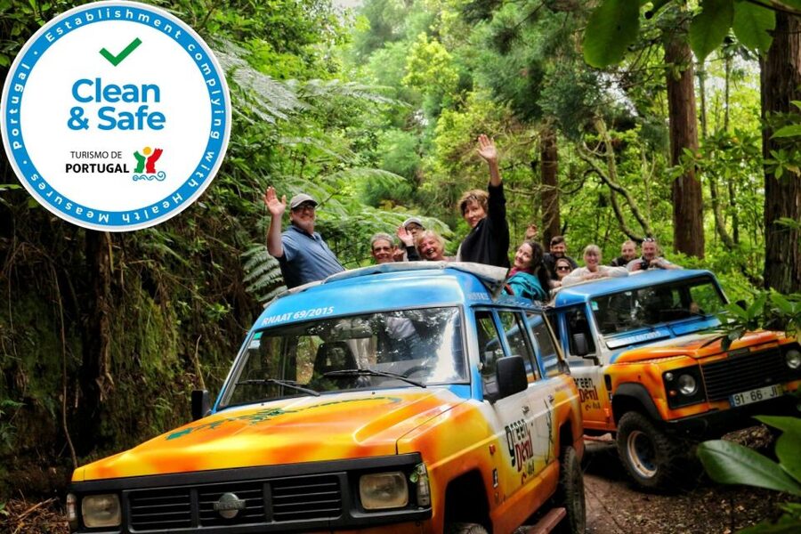 Madeira : Cabo Girao and Camara de Lobo 4WD half-day Tour - The open 4WD ride is part of the outing