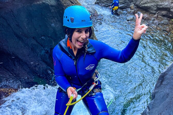 Madeira Canyoning Intermediate - First waterfalls, rock pools, and short jumps