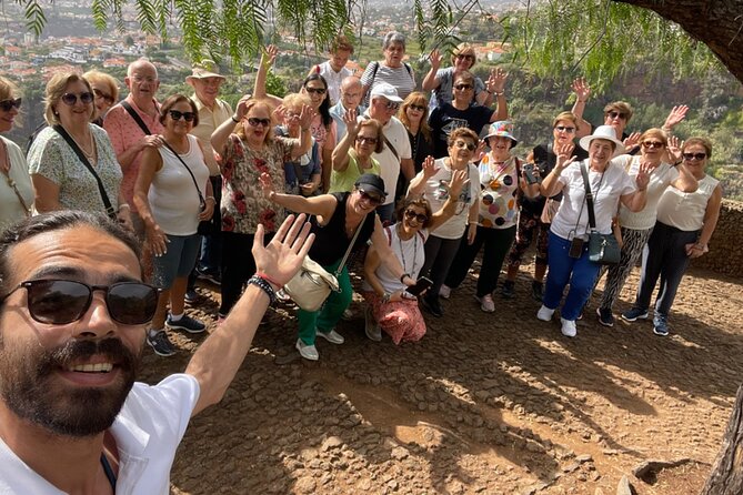 Madeira Essence Half Day Tour for Cruises - Pico dos Barcelos turns the camera toward Funchal