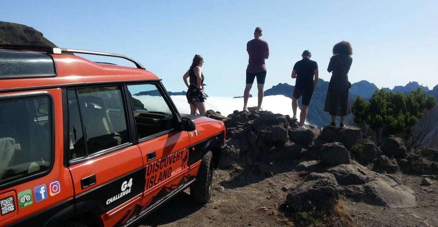 Madeira: Full-Day Porto Moniz Jeep Tour - Cabo Girão and the Atlantic below