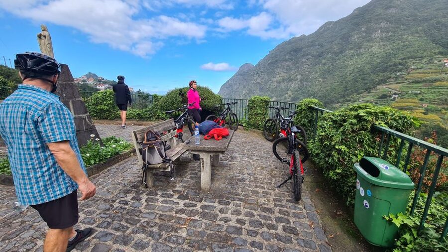 Madeira: Guided E-bike Tour of the North Coast - Miradouro da Beira da Quinta and the big coastal view