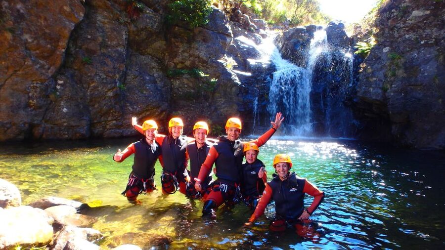 Madeira: Intermediate (Level 2) Canyoning Experience - Eight waterfalls, three choices, and one long rappel