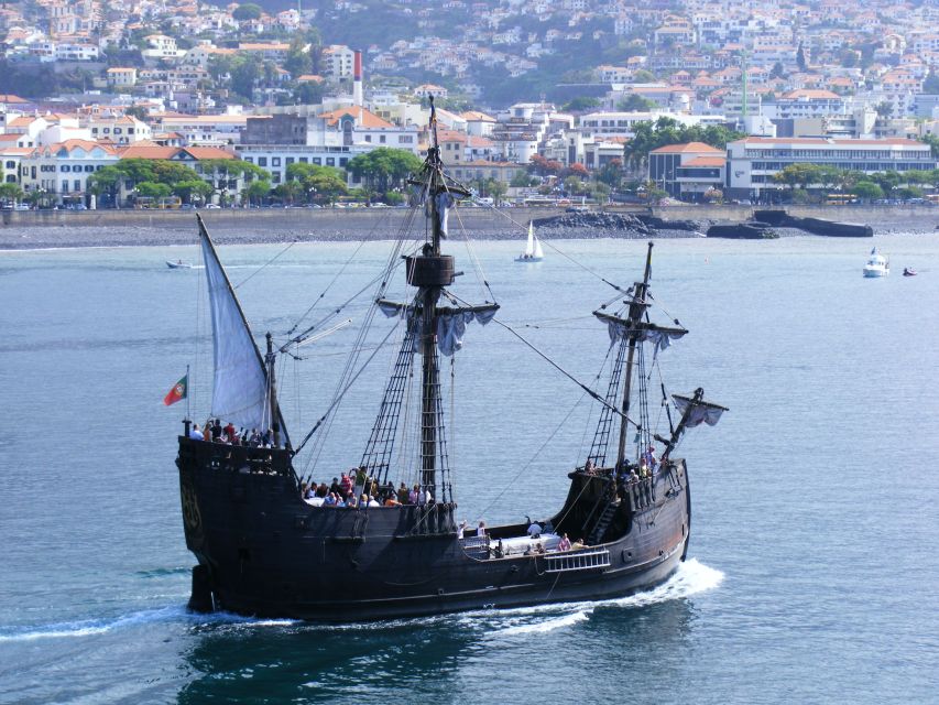 Madeira Pirate Ship: 3-Hour Boat Trip - Anchoring beneath Cabo Girão