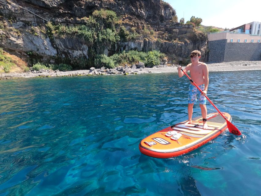 Madeira: Private Paddleboard & Snorkel - Paddling toward Cabo Girão