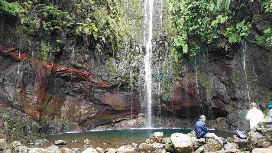 Madeira: Private Walking Tour of Levada das 25 Fontes PR6 - Reaching the 25 waterfalls and lagoon
