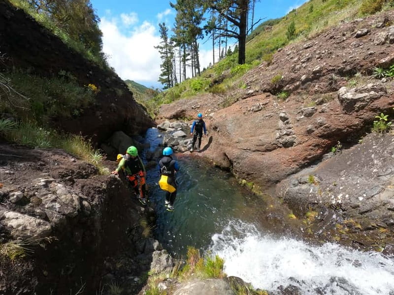 Madeira : Ribeira das Cales Canyoning (Level 1) - Five waterfall rappels, with the highest at 15 meters