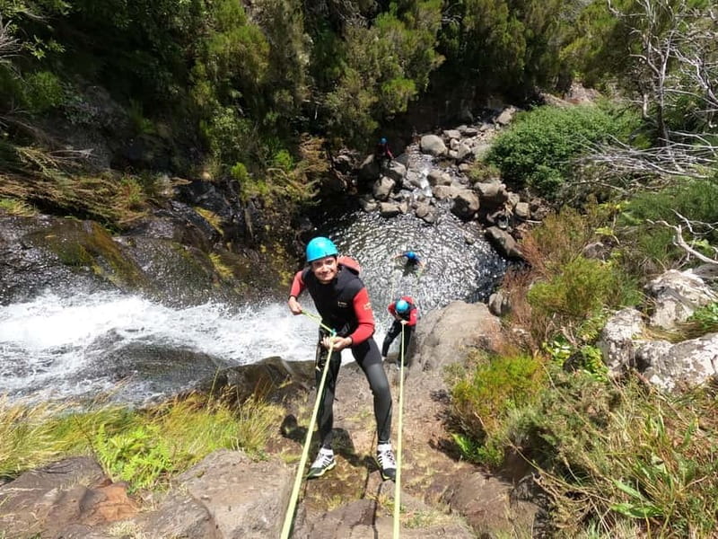 Madeira : Ribeira das Cales Canyoning (Level 1) - From Funchal or Caniço to the Ecological Park