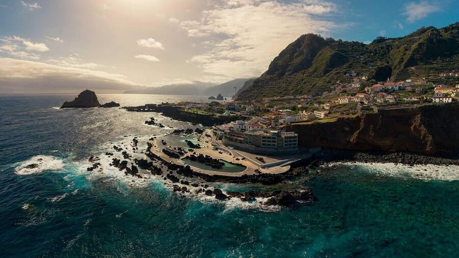 Madeira: West Tour With Guide Fanal Forest SykWalkExperience - Seixal combines black sand and coastal drama