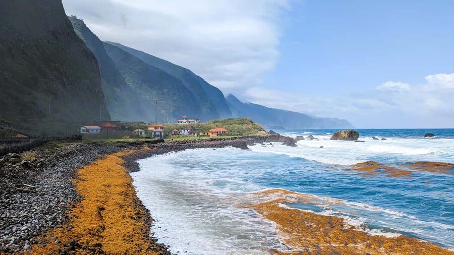 North Tour Private Half-Day: S. Vicente, Seixal & P. Moniz - Ribeira da Janela shows Madeira’s volcanic side