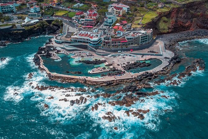 Porto Moniz, Seixal, Fanal Forest, Cliff Skywalk in Open Roof 4X4 - Cabo Girão’s glass platform above the sea