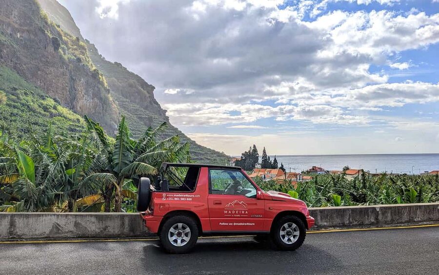 Southwest Madeira: Half-Day Cabriolet Jeep Adventure - The banana terraces around Madalena do Mar