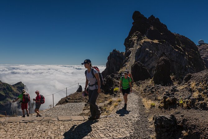 Stairway to Heaven Pico do Areeiro in Madeira Island - Pickup, guides, and group size