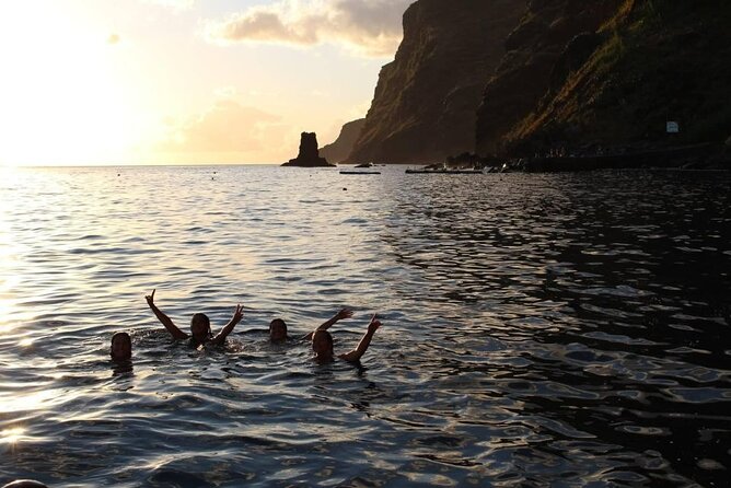 Sunset Cruise with Dinner on Board - Calhau da Lapa brings a swim break