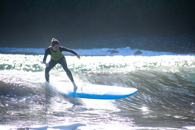 Surfing Lessons in Madeira - Stretching at the end of the session