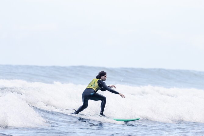 Surfing Lessons in Madeira - Warm-up, stretching, and the first surf movements