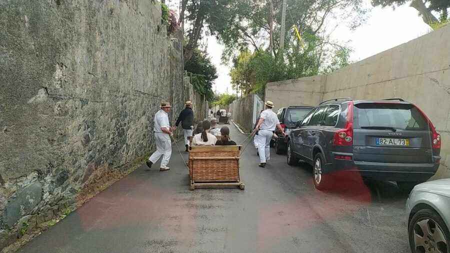 Tuk Tuk Monte Toboggan - Madeira Island - The return through Funchal’s old streets