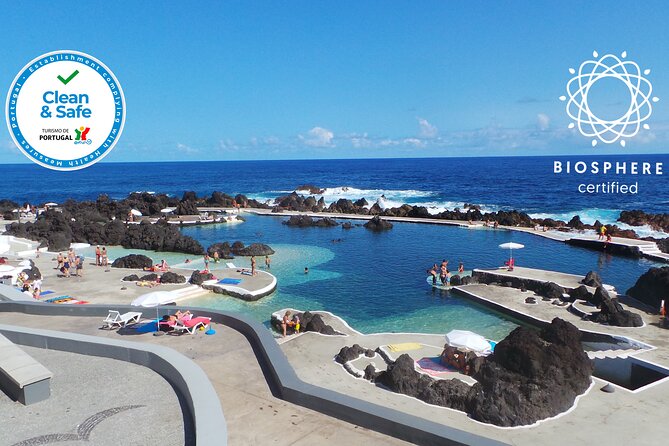 West 4x4 Experience: Skywalk, Porto Moniz Pools and Fanal Forest - Poça das Lesmas, where volcanic rock meets the sea