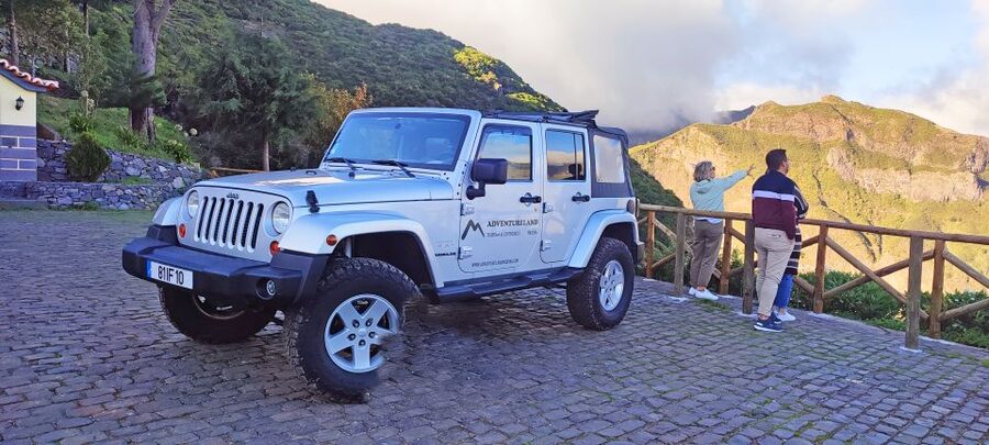West tour - Porto Moniz VIP 4X4 Wrangler Tour 8h trip - Ribeira da Janela leads toward Porto Moniz